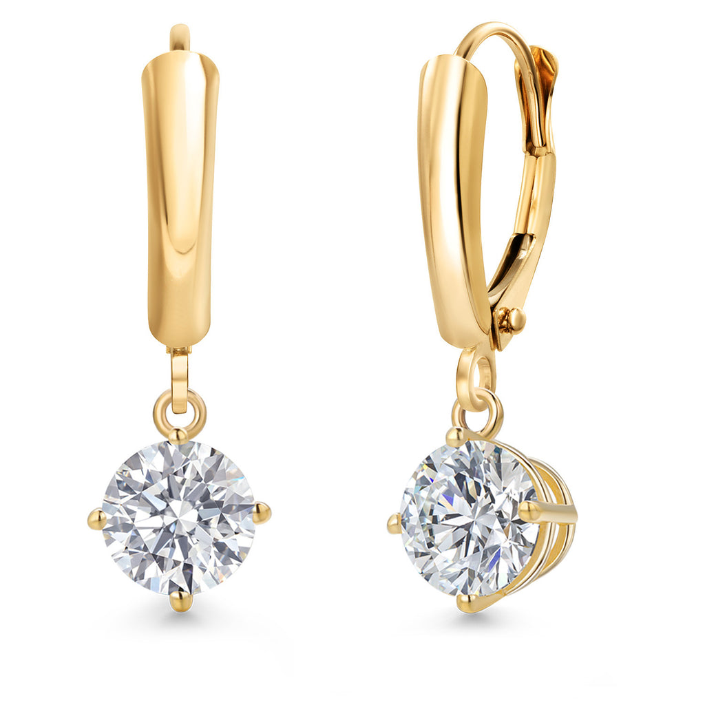 2.00 Cttw_Earrings in 14K Yellow Gold