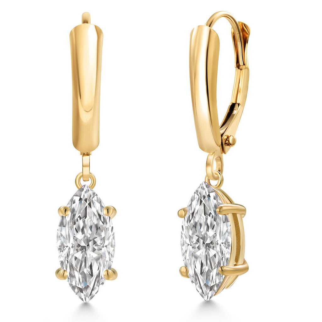 2.00 Cttw_Marquise_Earrings in 14K Yellow Gold