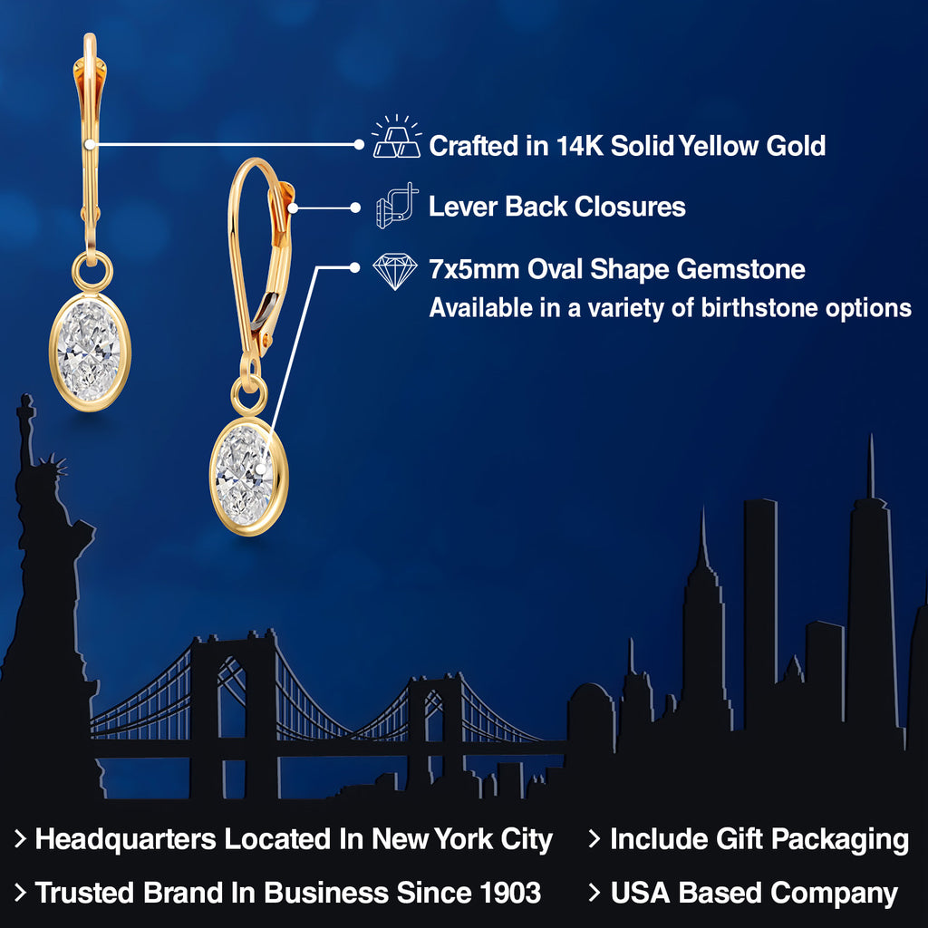 Earrings in 14K Yellow Gold