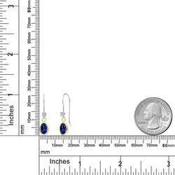 Earrings in 14K Two Tone Gold