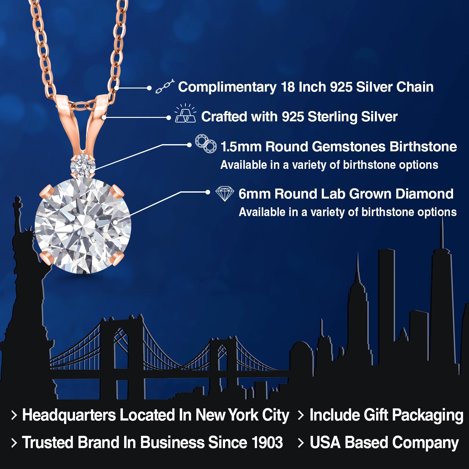 Necklace in 14K Yellow Gold