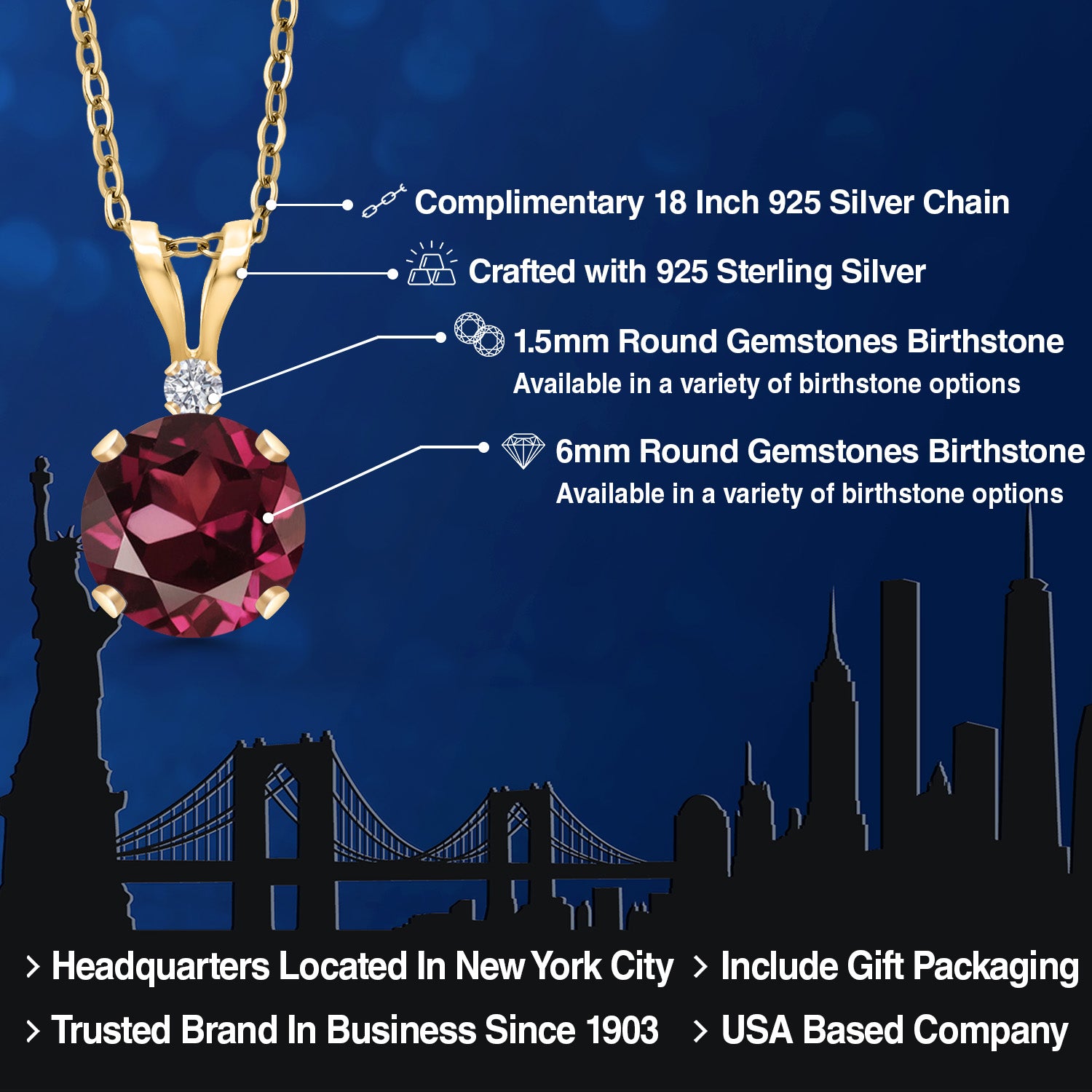 Necklace in 14K Yellow Gold