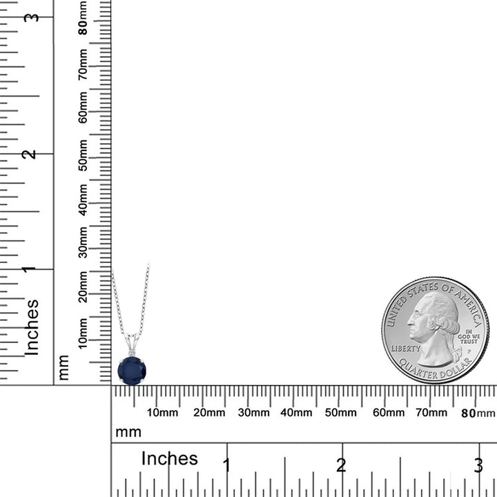 Necklace in 14K White Gold