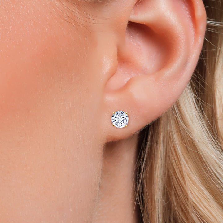 Earrings in 925 Yellow Gold Plated Silver