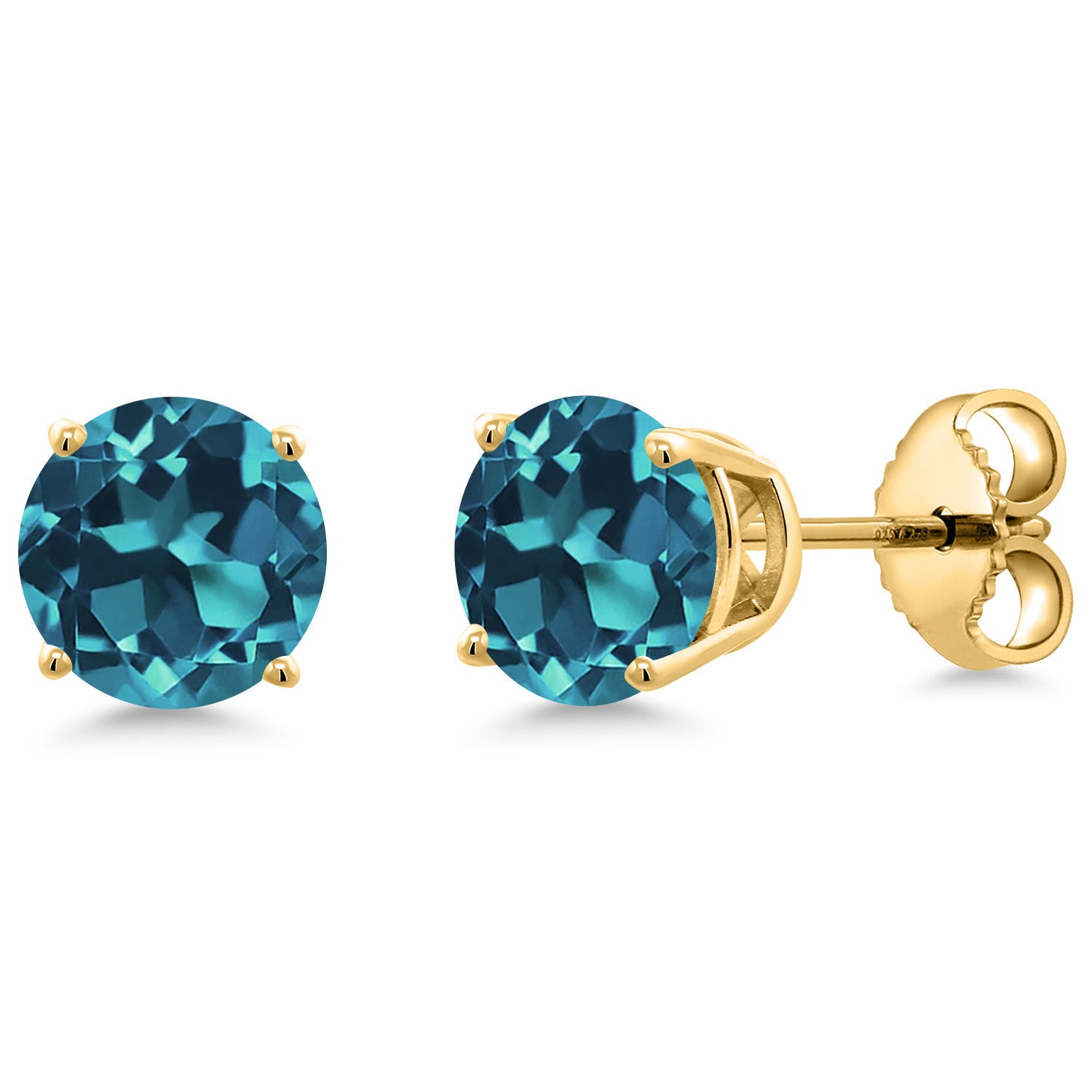 Earrings in 925 Yellow Gold Plated Silver