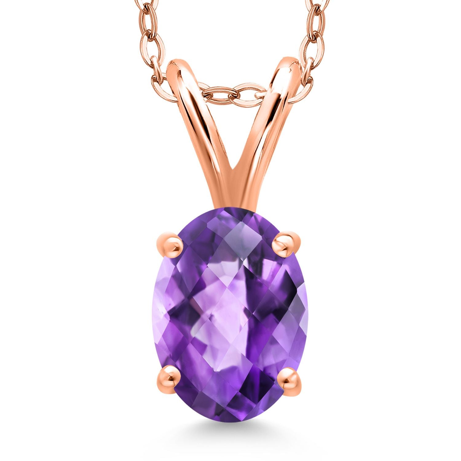 Pendant in 925 Rose Gold Plated Silver