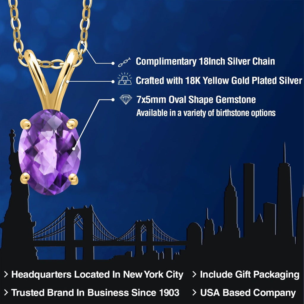 Pendant in 925 Yellow Gold Plated Silver