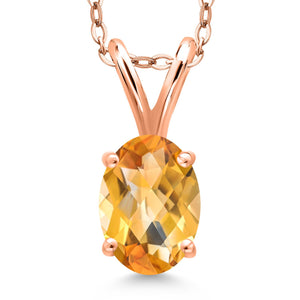 Pendant in 925 Rose Gold Plated Silver
