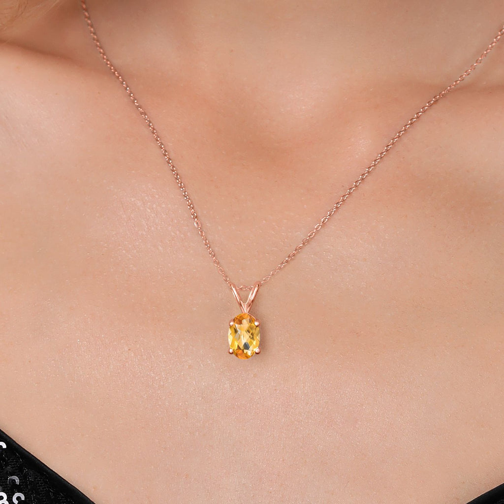 Pendant in 925 Rose Gold Plated Silver