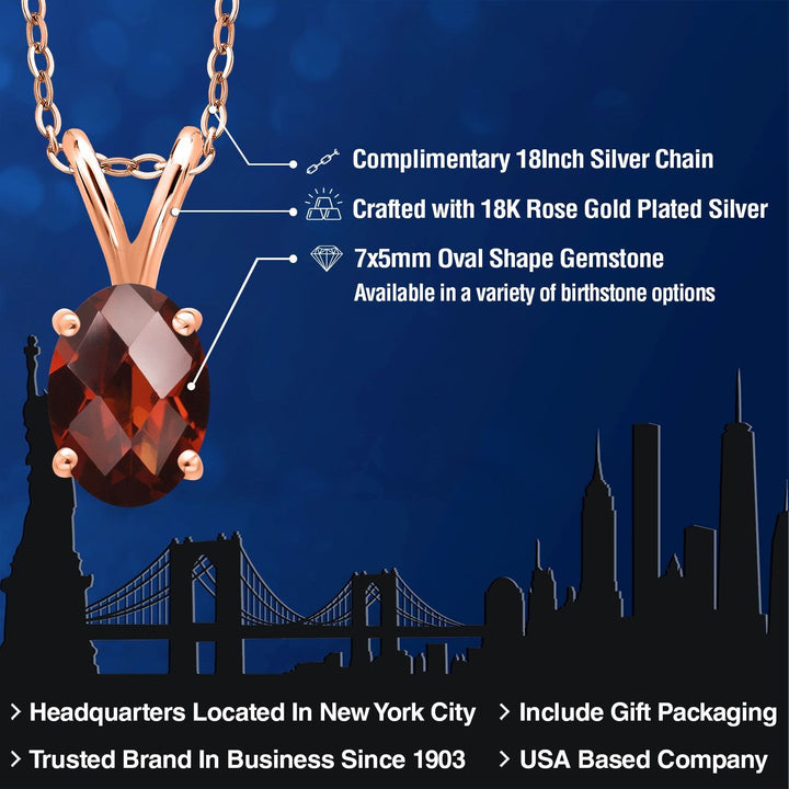 Pendant in 925 Rose Gold Plated Silver