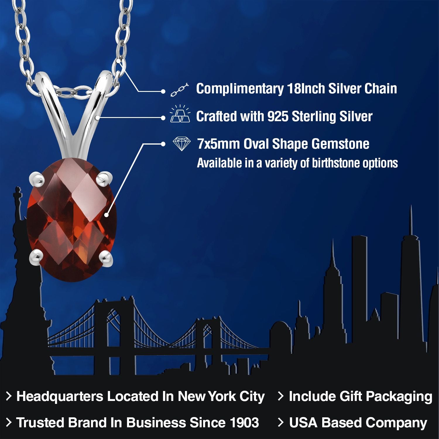 Pendant in 925 Sterling Silver