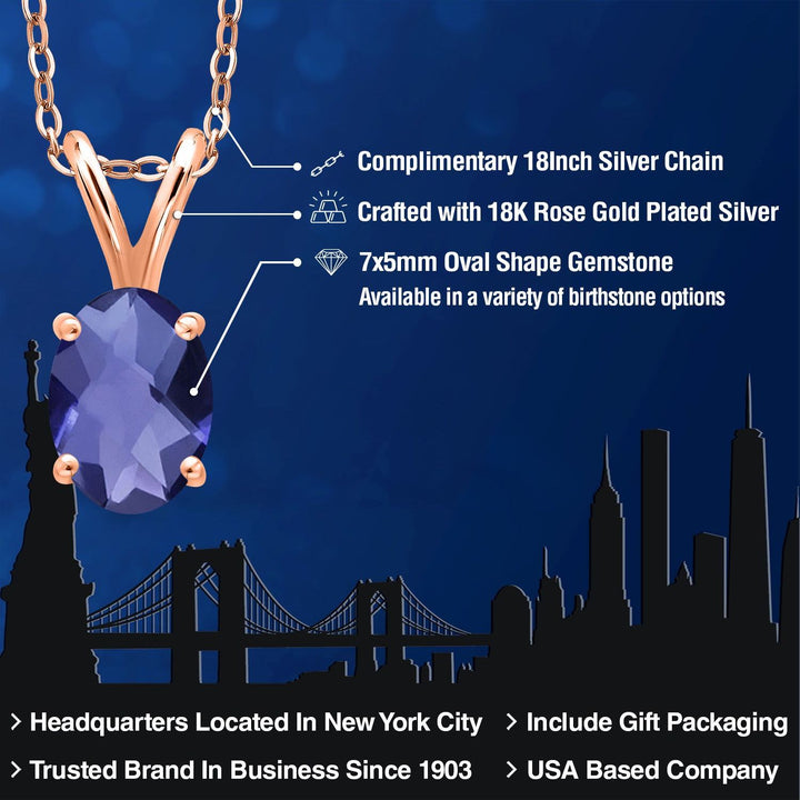 Pendant in 925 Rose Gold Plated Silver