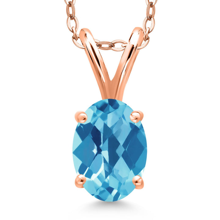 Pendant in 925 Rose Gold Plated Silver