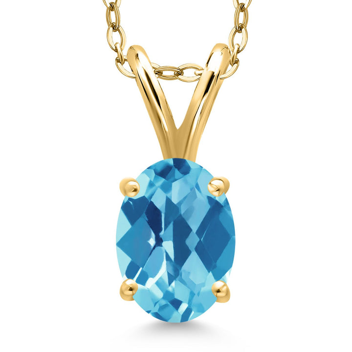 Pendant in 925 Yellow Gold Plated Silver