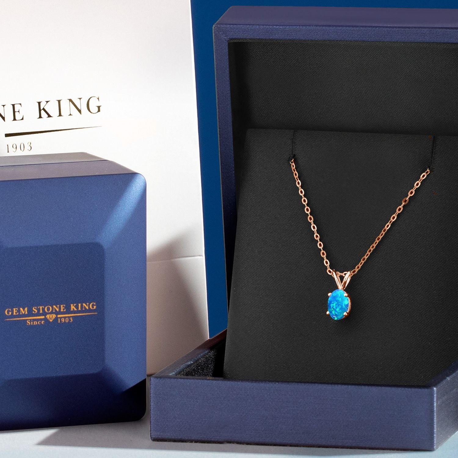 Pendant in 925 Rose Gold Plated Silver