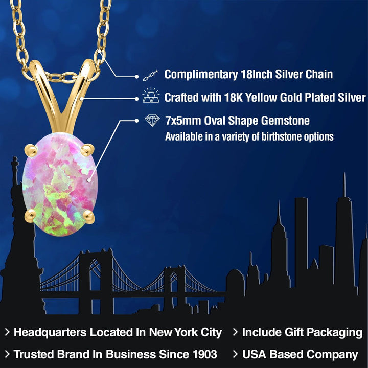 Pendant in 925 Yellow Gold Plated Silver