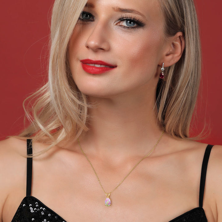 Pendant in 925 Yellow Gold Plated Silver