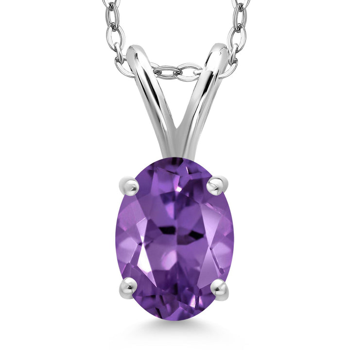 Amethyst - February_Pendant in 925 Sterling Silver