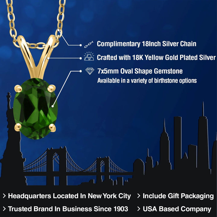 Pendant in 925 Yellow Gold Plated Silver