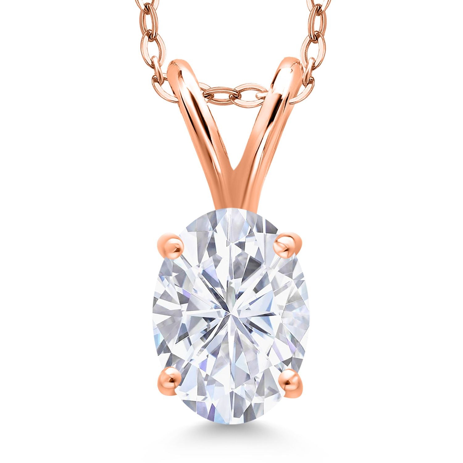 Pendant in 925 Rose Gold Plated Silver