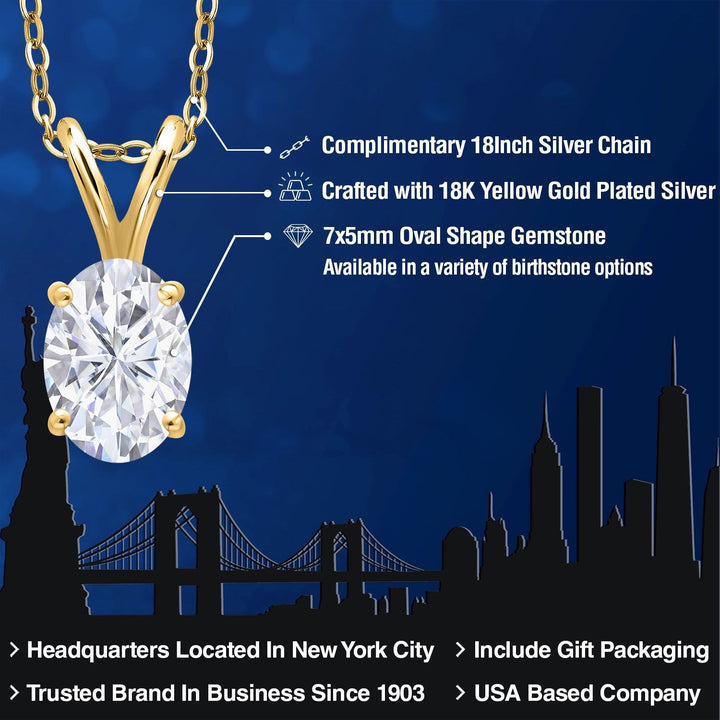 Pendant in 925 Yellow Gold Plated Silver