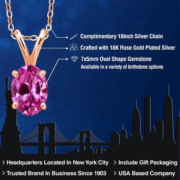 Pendant in 925 Rose Gold Plated Silver