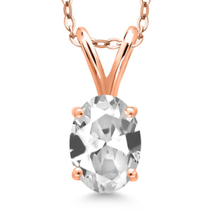 Pendant in 925 Rose Gold Plated Silver