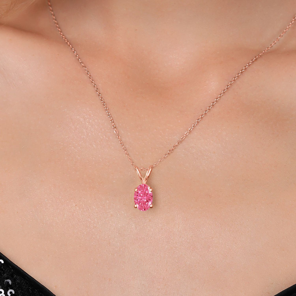Pendant in 925 Rose Gold Plated Silver