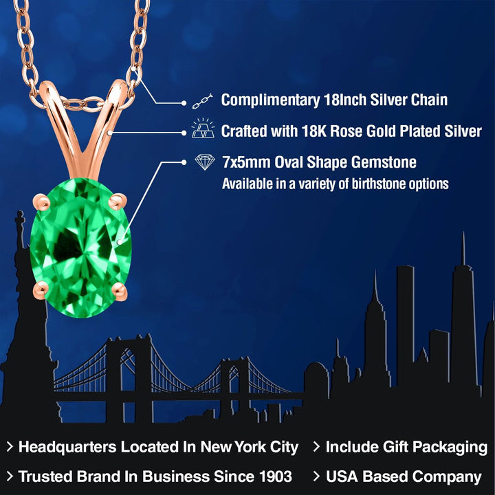 Pendant in 925 Rose Gold Plated Silver