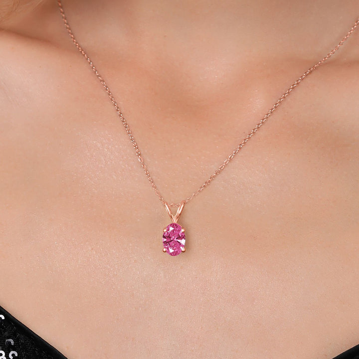 Pendant in 925 Rose Gold Plated Silver