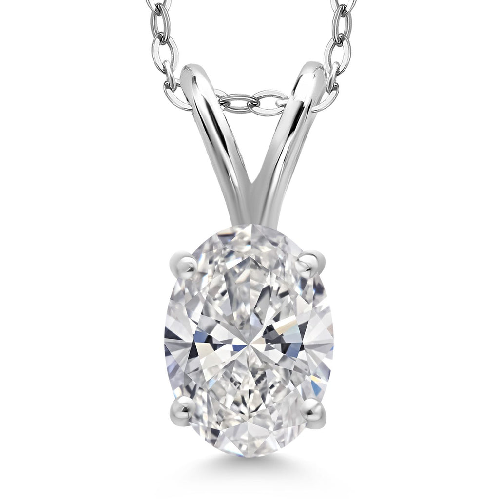 Lab Grown Diamond_Pendant in 925 Sterling Silver