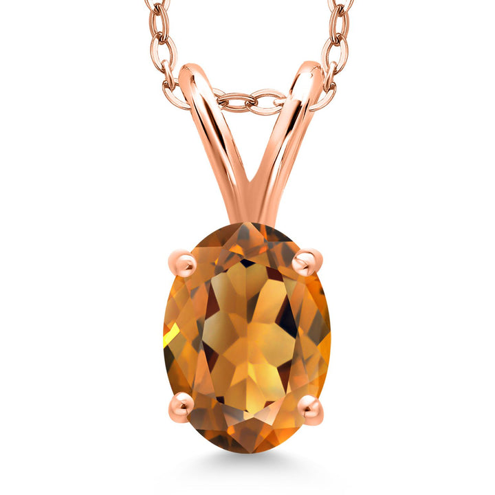 Pendant in 925 Rose Gold Plated Silver