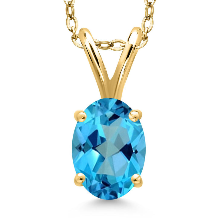 Pendant in 925 Yellow Gold Plated Silver