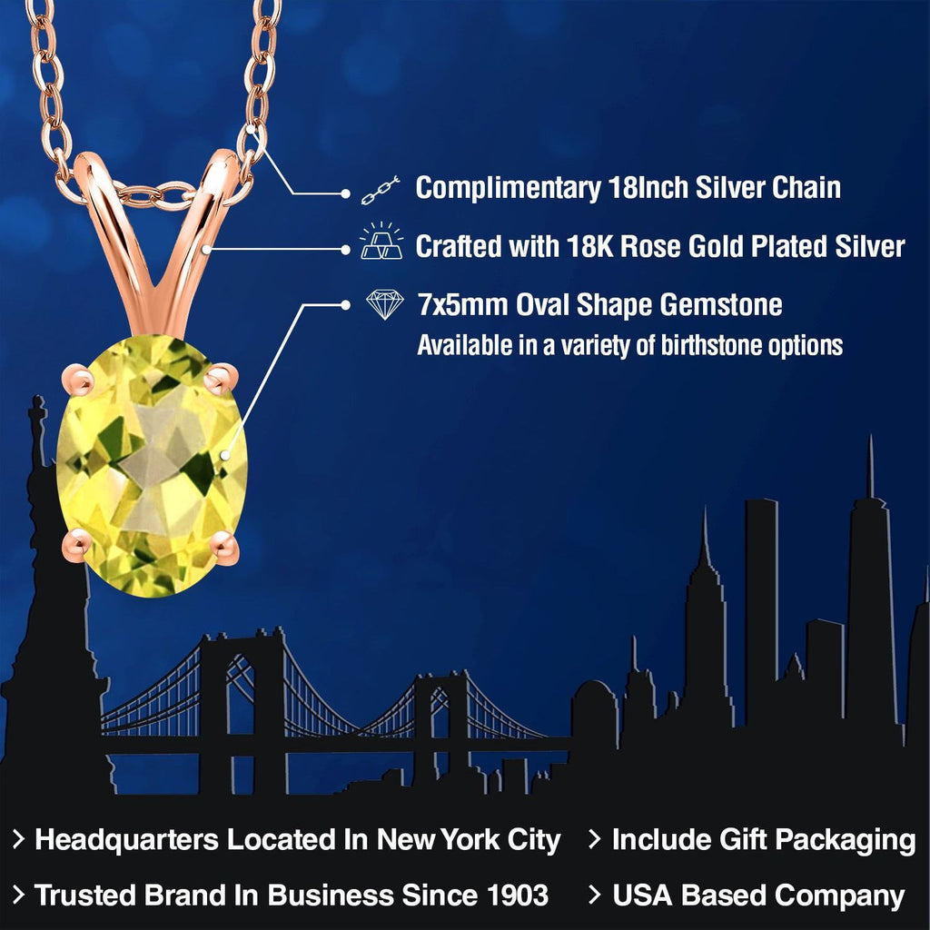 Pendant in 925 Rose Gold Plated Silver