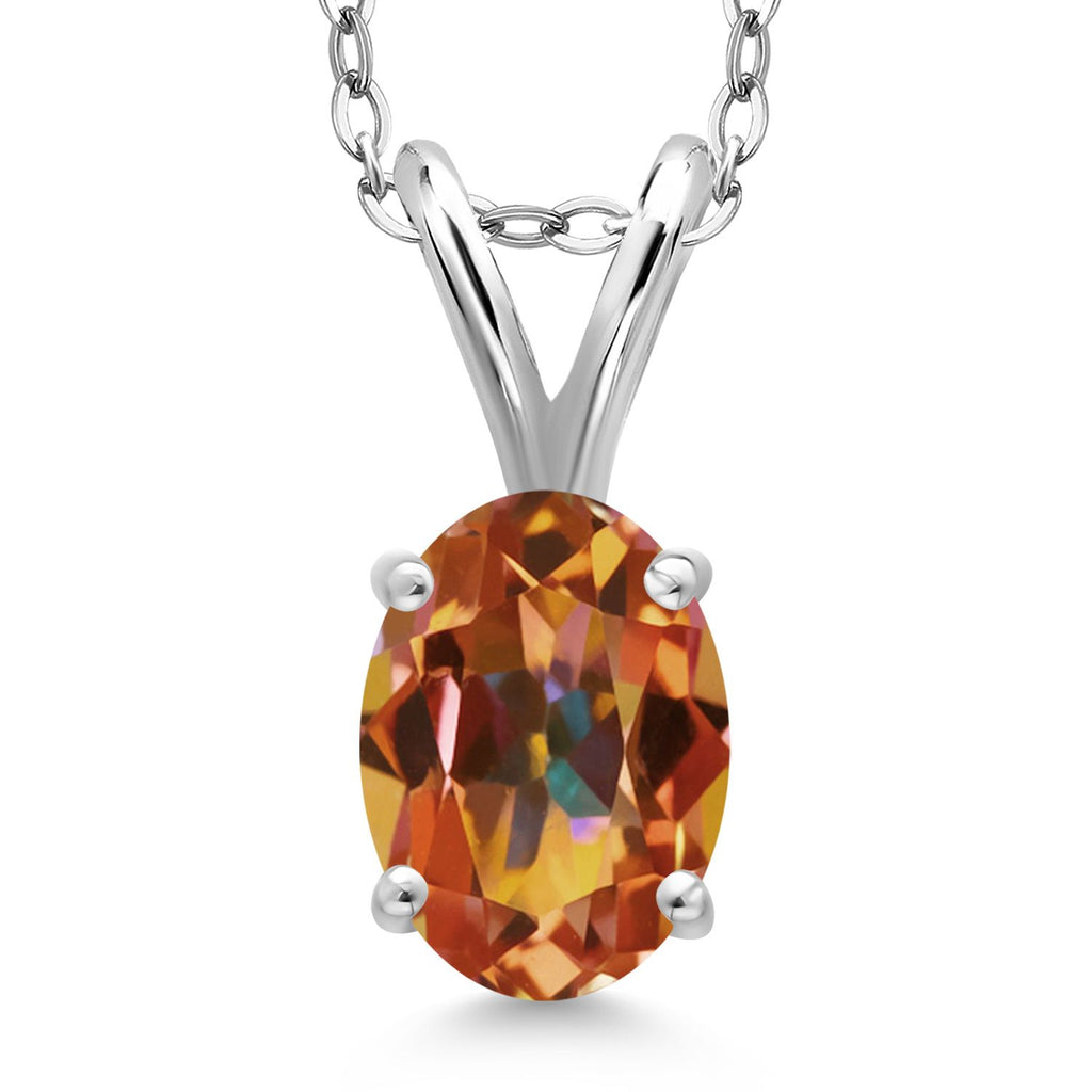 Ecstasy Mystic Topaz_Pendant in 925 Sterling Silver