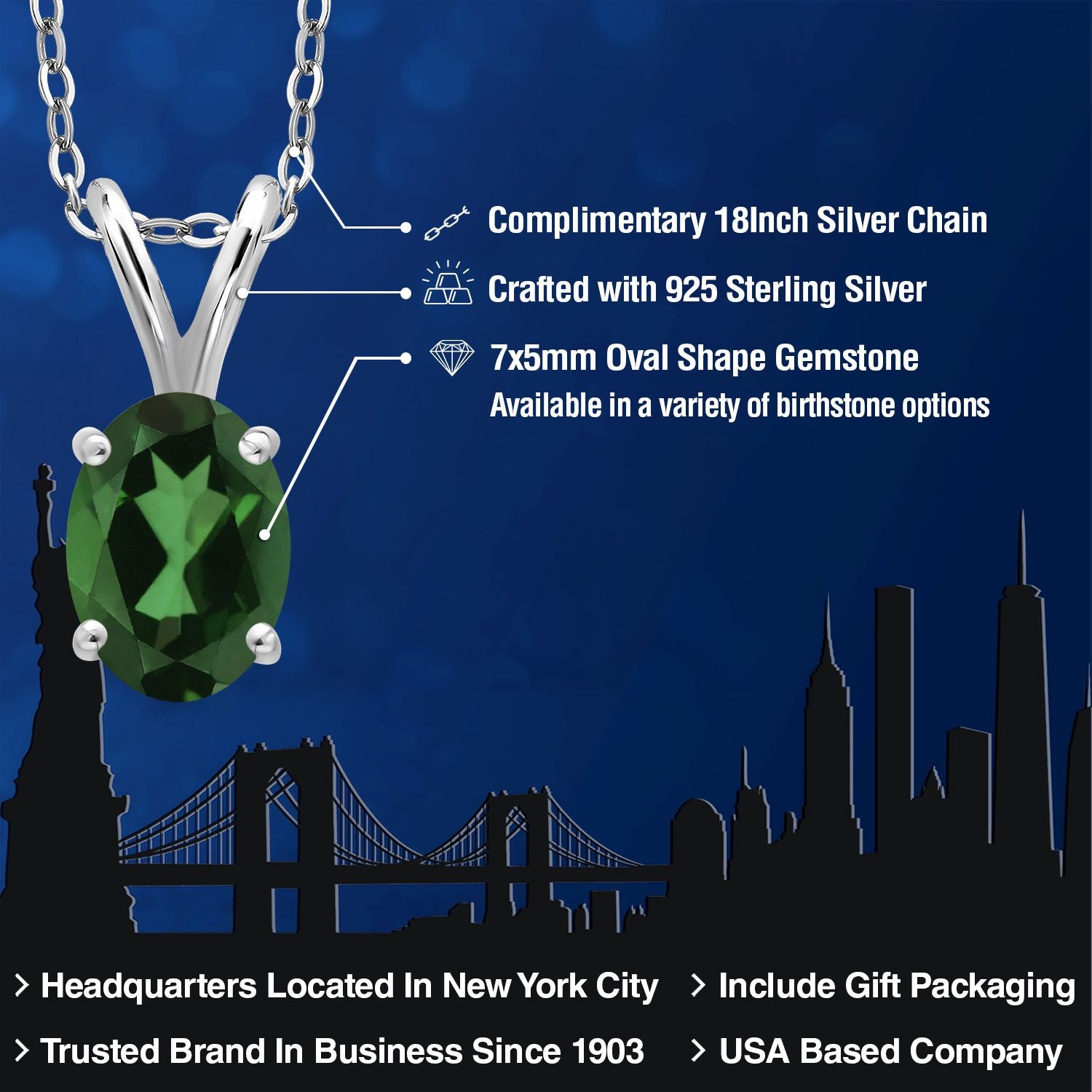 Pendant in 925 Sterling Silver