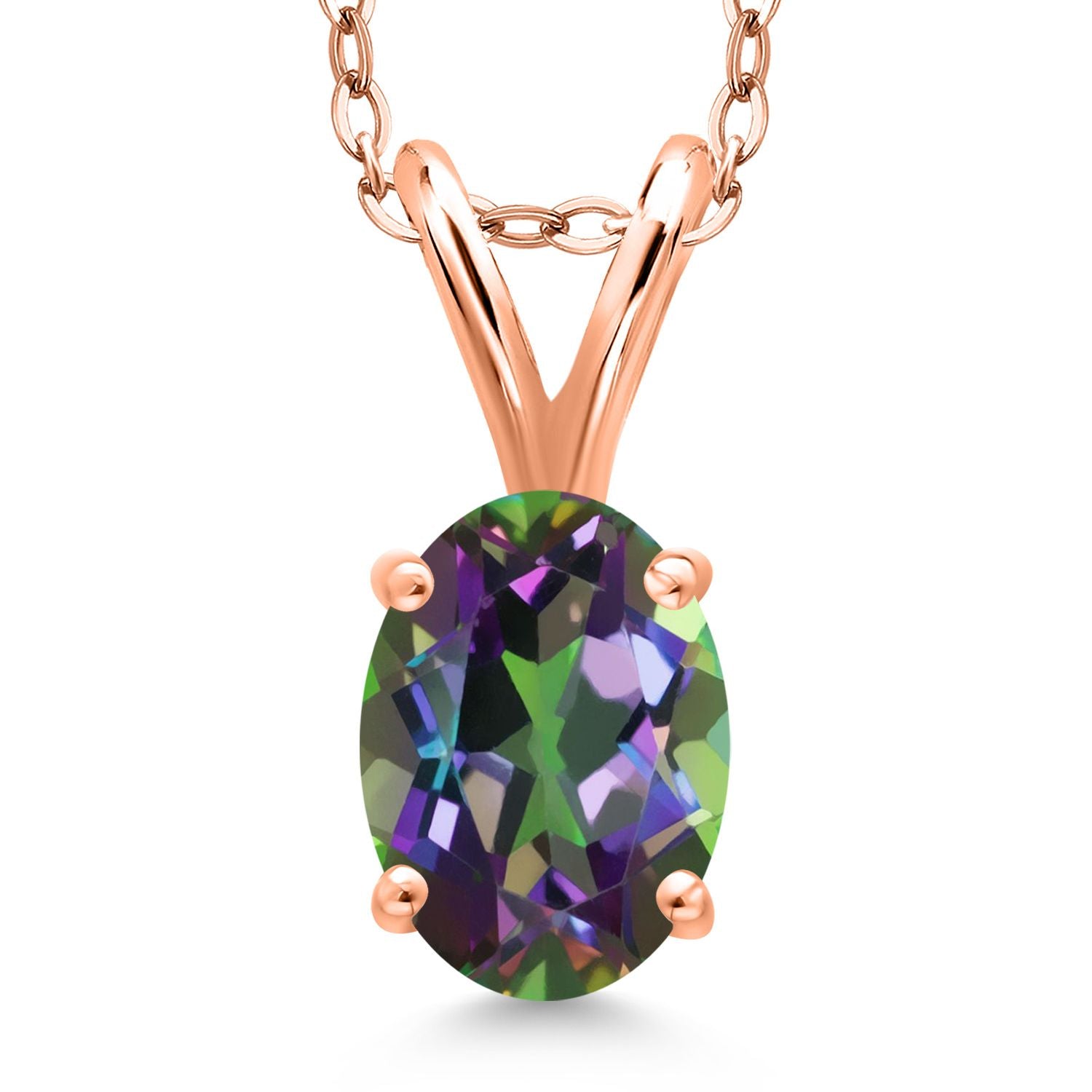 Pendant in 925 Rose Gold Plated Silver