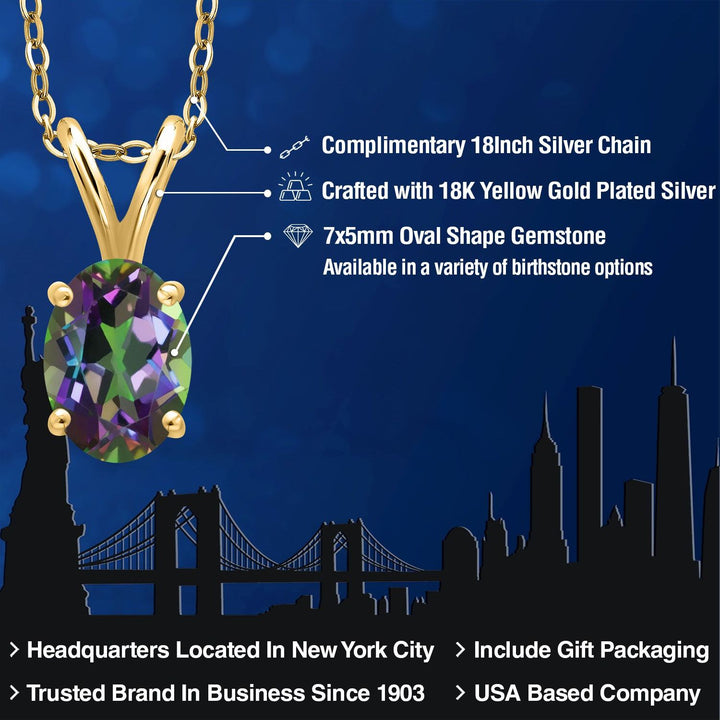 Pendant in 925 Yellow Gold Plated Silver