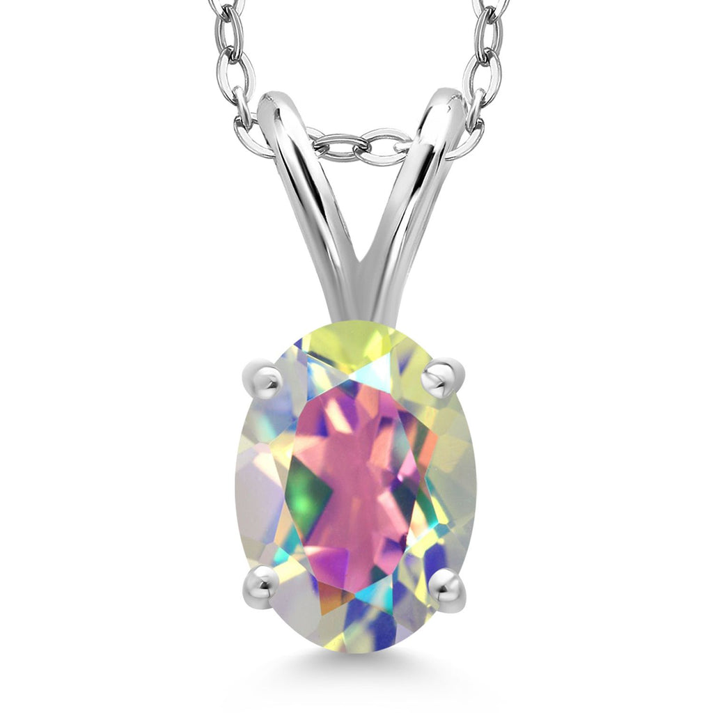 Mercury Mist Mystic Topaz_Pendant in 925 Sterling Silver