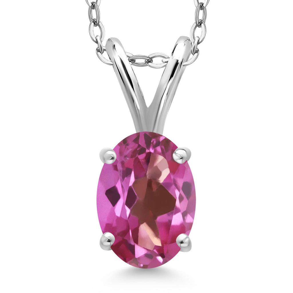 Pink Mystic Topaz_Pendant in 925 Sterling Silver