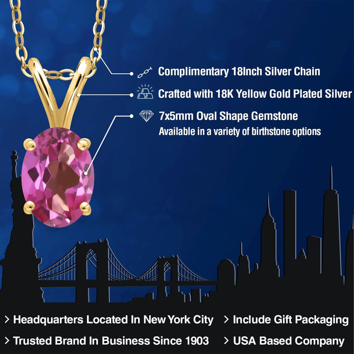 Pendant in 925 Yellow Gold Plated Silver