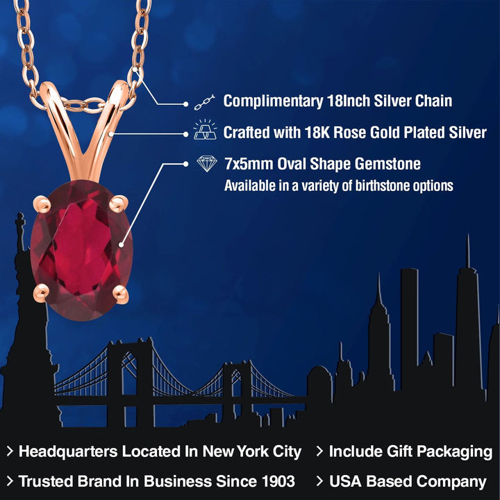 Pendant in 925 Rose Gold Plated Silver