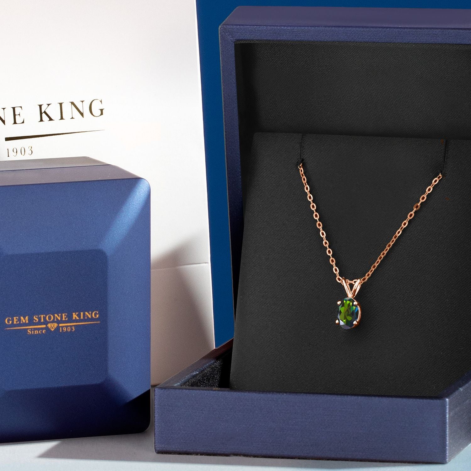 Pendant in 925 Rose Gold Plated Silver