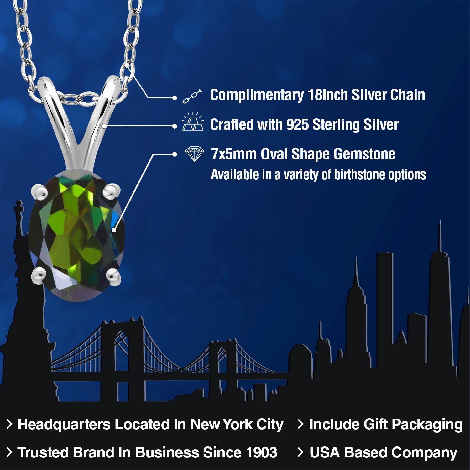 Pendant in 925 Sterling Silver