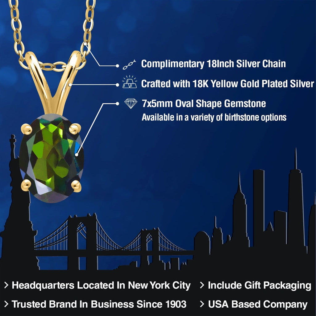 Pendant in 925 Yellow Gold Plated Silver