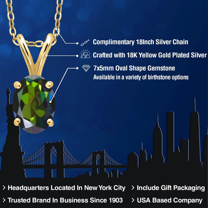 Pendant in 925 Yellow Gold Plated Silver
