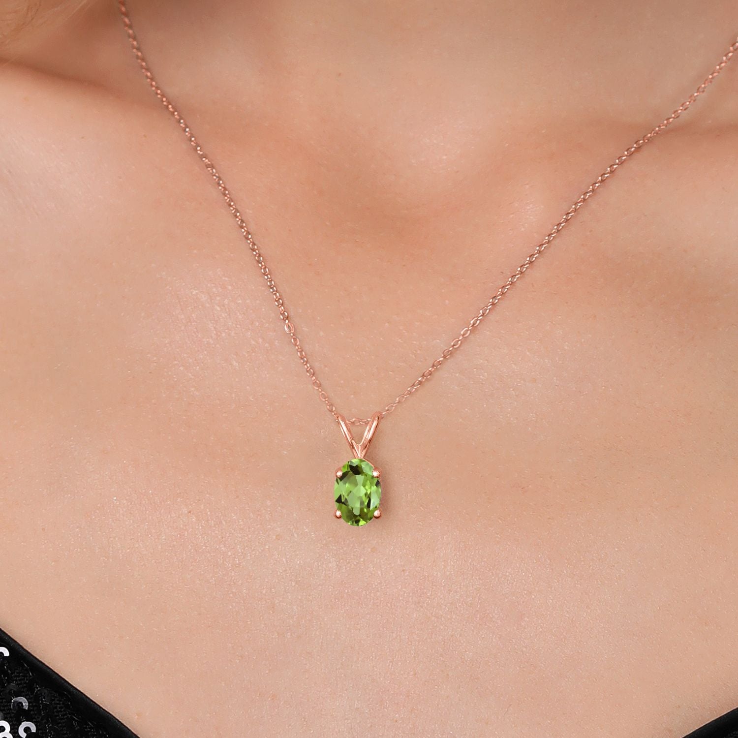 Pendant in 925 Rose Gold Plated Silver