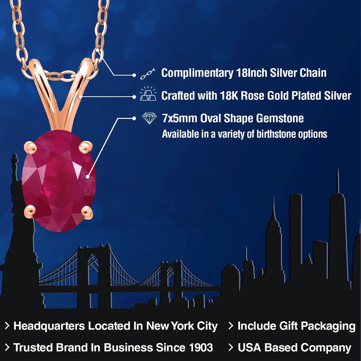 Pendant in 925 Rose Gold Plated Silver