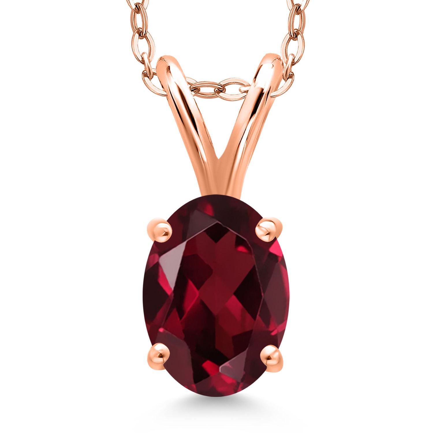 Pendant in 925 Rose Gold Plated Silver