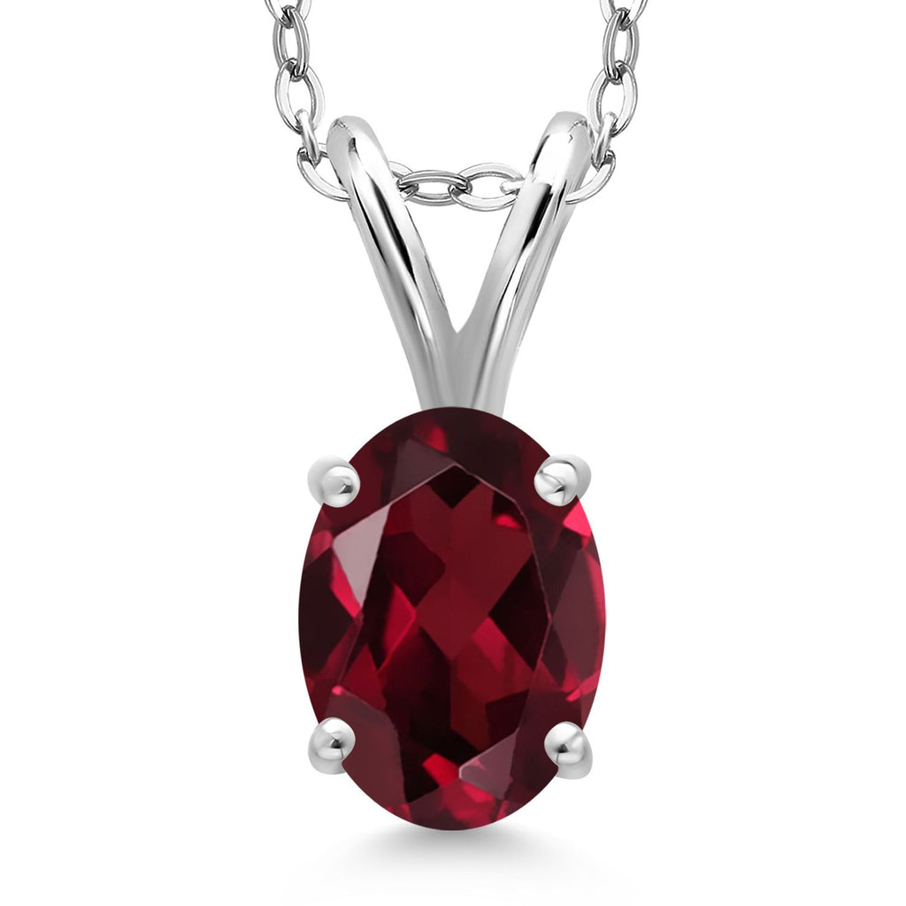 Rhodolite Garnet_Pendant in 925 Sterling Silver